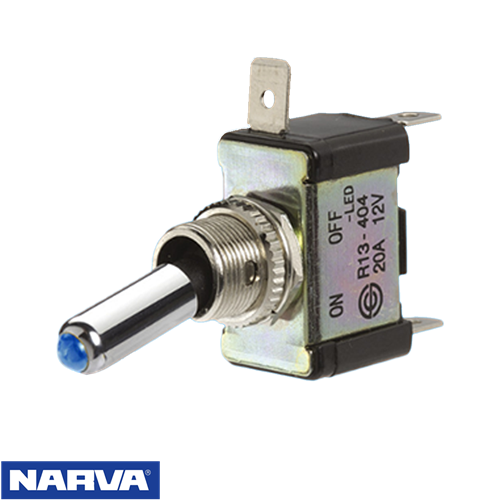 Narva | Off/On Toggle Switch with Blue LED