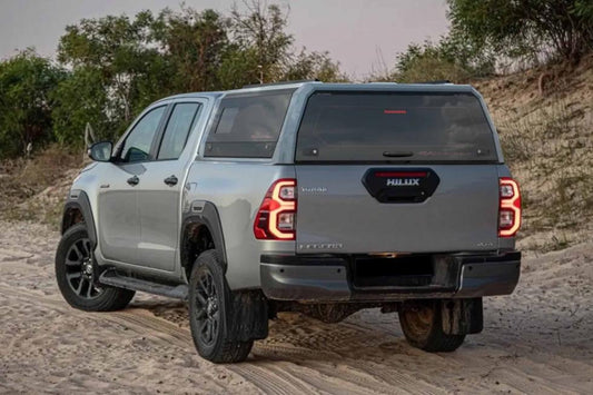Toyota Hilux 2015-on Dual Cab CapRax Canopies by Rhinoman