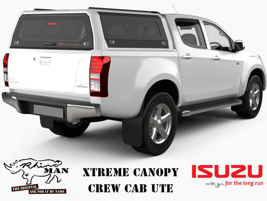 Isuzu D-Max CapRax Canopies by Rhinoman