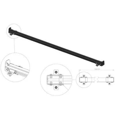 Heavy Duty Load Bar 1200mm (2 In A Set) | The Bush Company