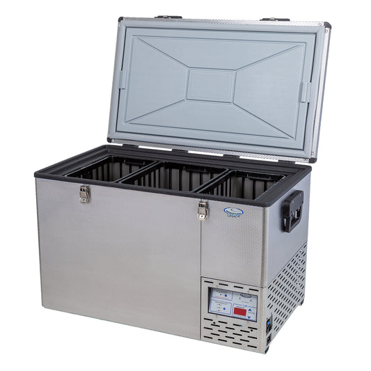 NL 80L Legacy Single Bin, Single Door Stainless Steel Fridge Freezer