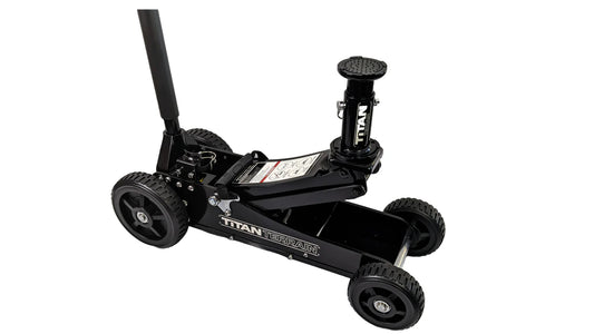 Titan Terrain 2 Tonne Rugged Floor Jack - Hi Lift Hydraulic Trolley Jack