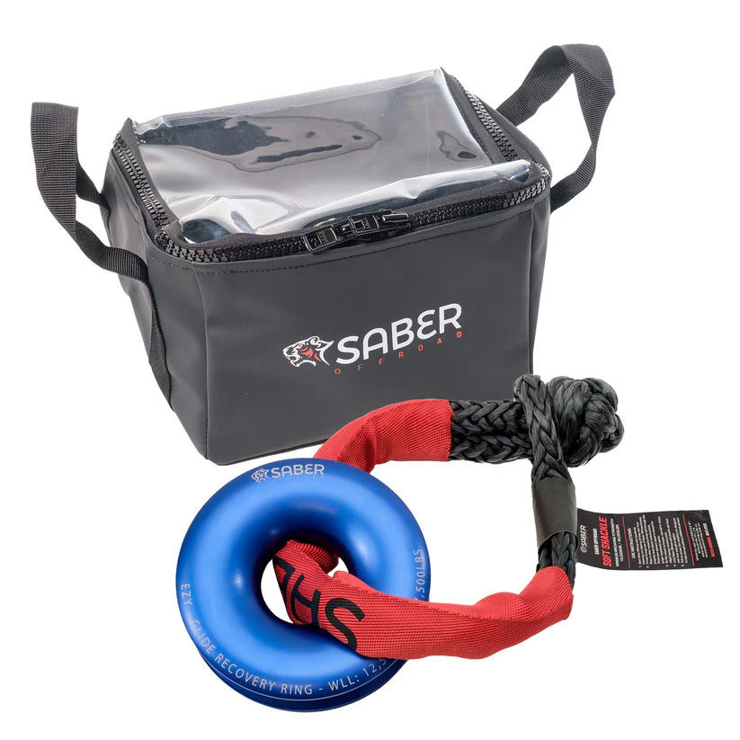 Saber Ezy-Glide 12,500 WLL Recovery Ring, Bag & Sheath Soft Shackle