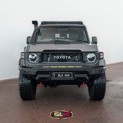 SLX Recon No Hoop Bull Bar, Suitable For Toyota Land Cruiser (facelift) 76, 78, 79 Series, 2024 on SLX Recon Bull Bar