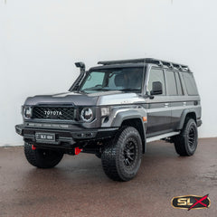 SLX Recon No Hoop Bull Bar, Suitable For Toyota Land Cruiser (facelift) 76, 78, 79 Series, 2024 on SLX Recon Bull Bar