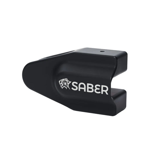 Saber Wedge Alloy Winch Shackle - Black