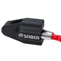 Saber Wedge Alloy Winch Shackle - Black