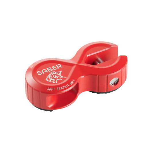 Saber Alloy Winch Shackle Pro - Cerakote Red