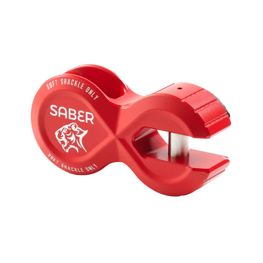 Saber Alloy Winch Shackle Pro - Cerakote Red