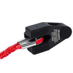 Saber Wedge Alloy Winch Shackle - Black