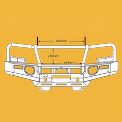 OXLEY Bull Bar to Suit GWM Cannon (2022-On)