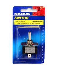 Narva | On/Off/On SPDT 20 Amp at 12v Toggle Switch