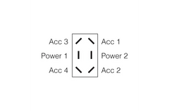 Momentary (On)/Off/Momentary (On) Heavy-Duty Rocker Switch