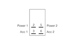 Narva Off/On/On Sealed Rocker Switch