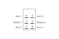 Narva Momentary (On)/Off/Momentary (On) Sealed Rocker Switch