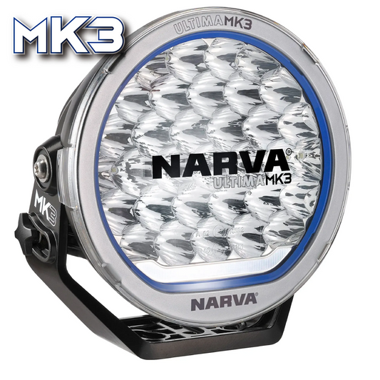 Premium Narva spotlight with advanced beam technology.