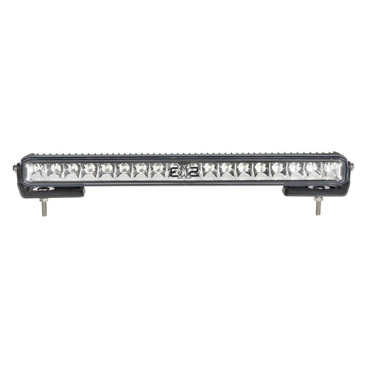 Wide-angle light bar with mounted adjustable brackets