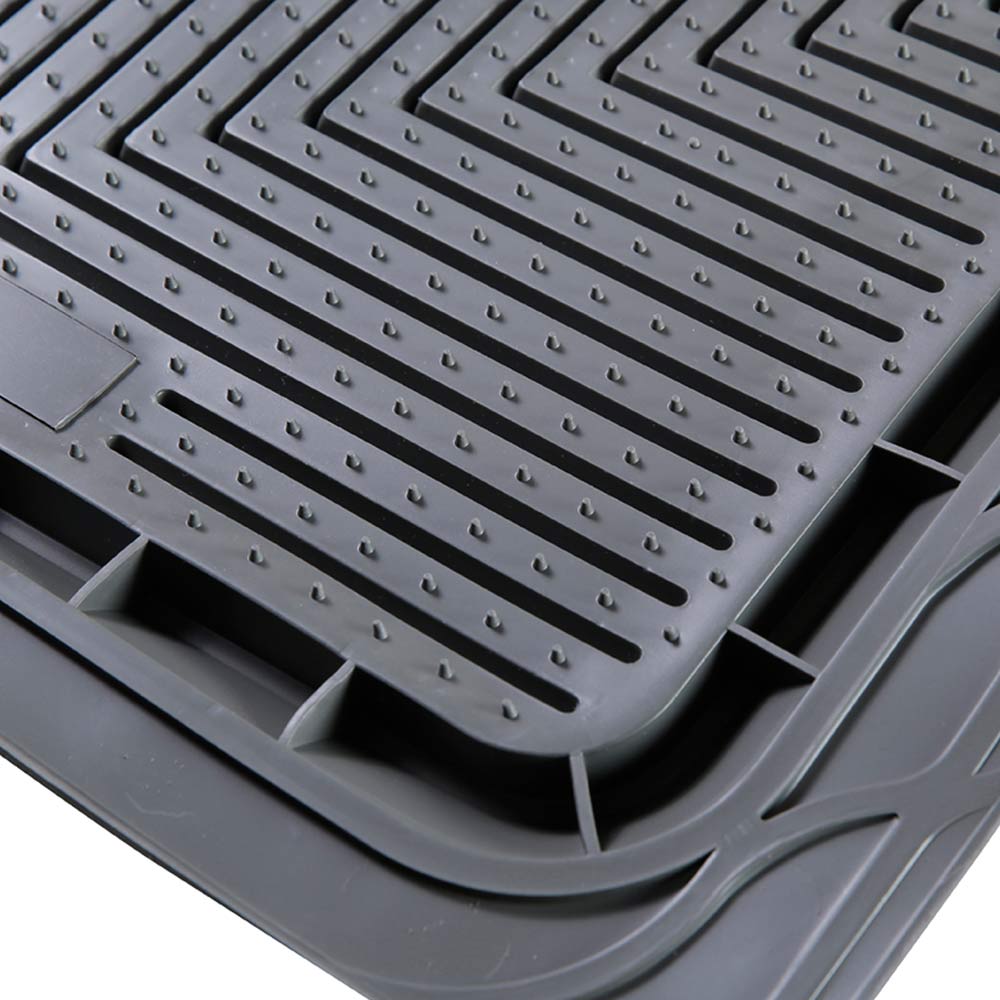 Mud Tamer Floor Mats | Front | Grey | Bushranger