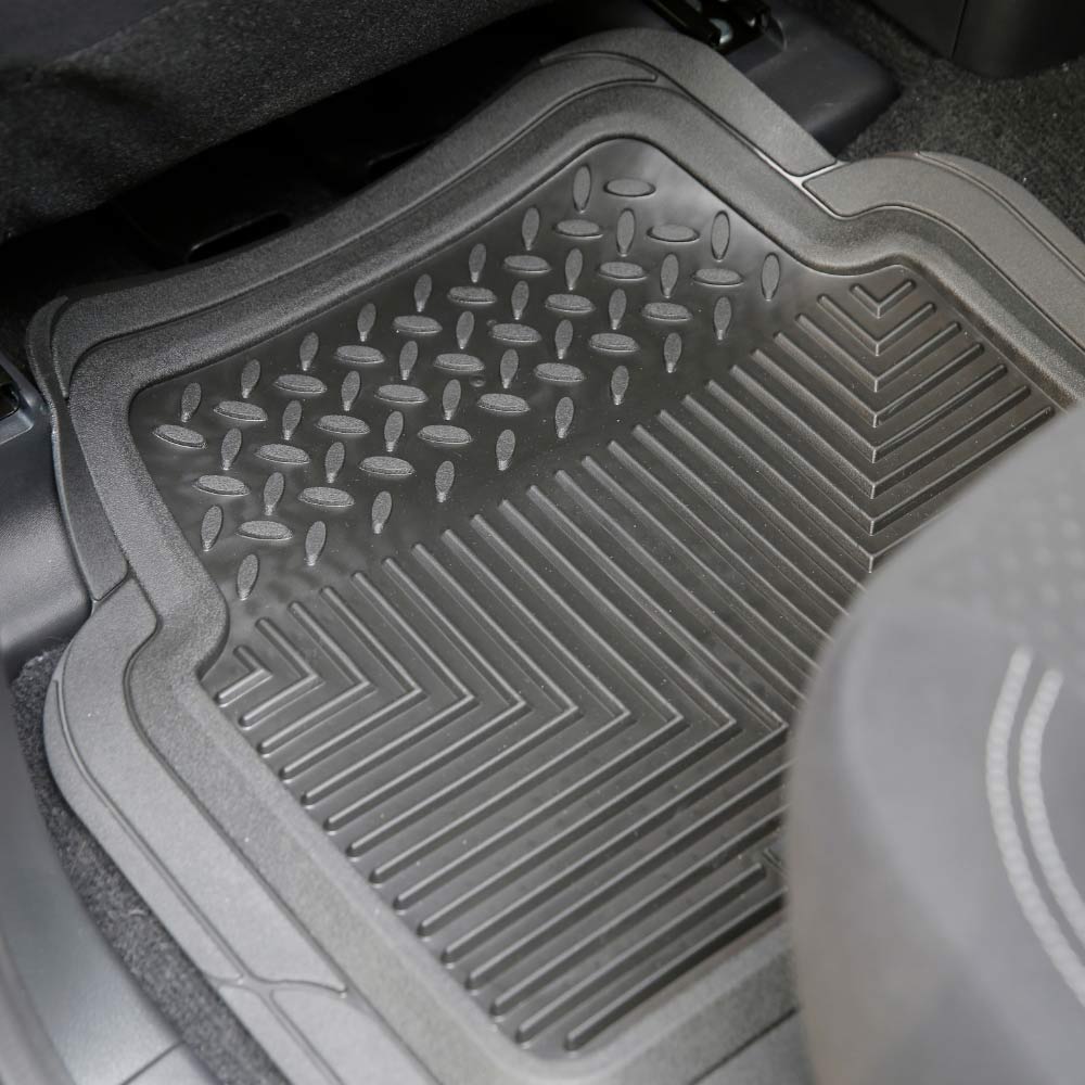 Mud Tamer Floor Mats | Rear | Black | Bushranger