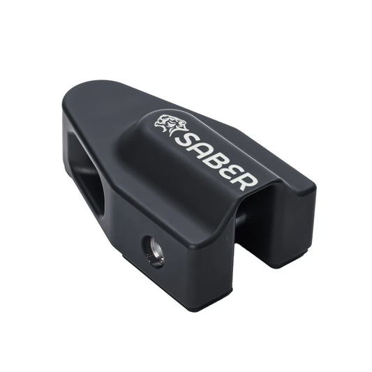 Saber Wedge Alloy Winch Shackle - Black