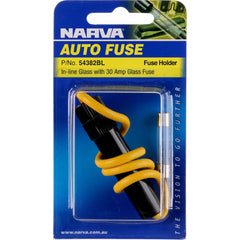 Narva | Narva 30A Inline Glass Fuse Holder