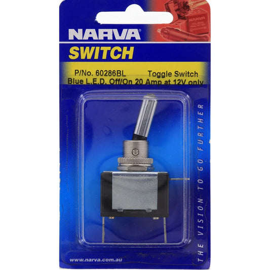 Narva | Off/On Toggle Switch with Blue LED