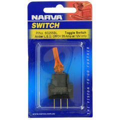 Narva | Off/On Toggle Switch with Amber LED