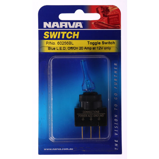 Narva | Off/On Toggle Switch with Blue LED