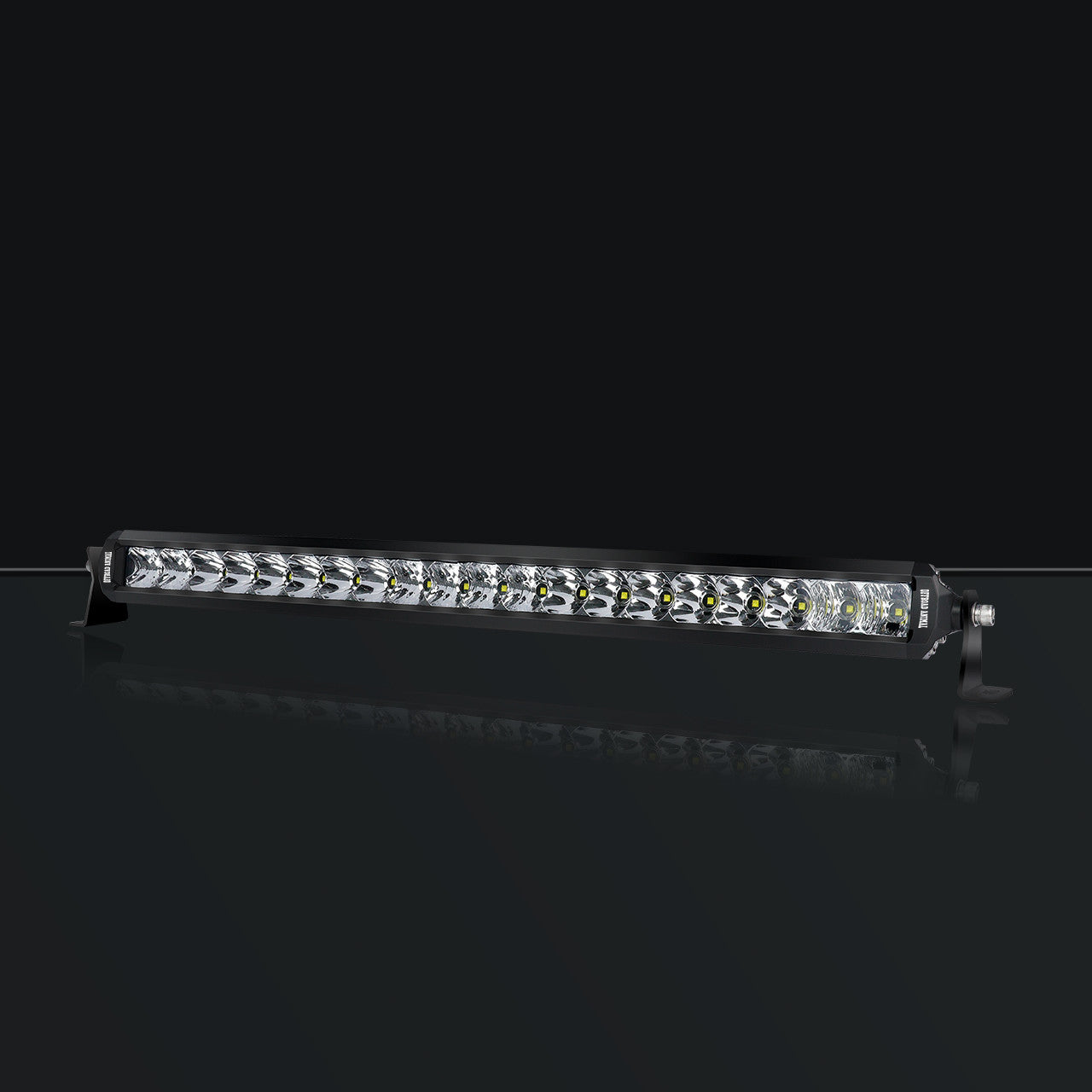 A picture of a single row light bar.