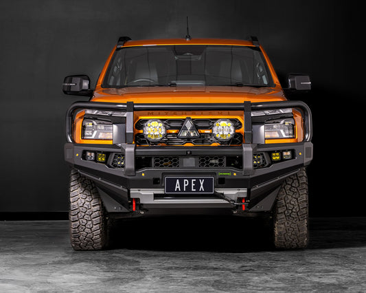APEX Bull Bar & Lights Kit For Mitsubishi Triton MV | Ironman 4x4