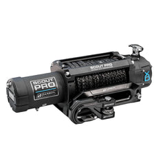 Carbon Offroad Scout Pro 15K Winch with Black Hook