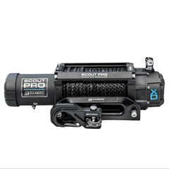 Carbon Offroad Scout Pro 15K Winch with Black Hook