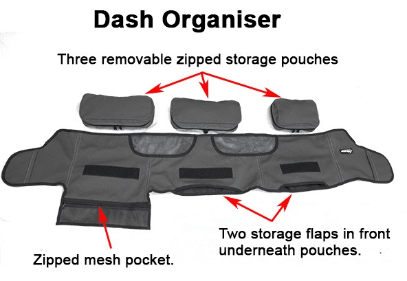 Toyota Landcruiser (J70) Series – Dashboard Organiser | The Bush Company