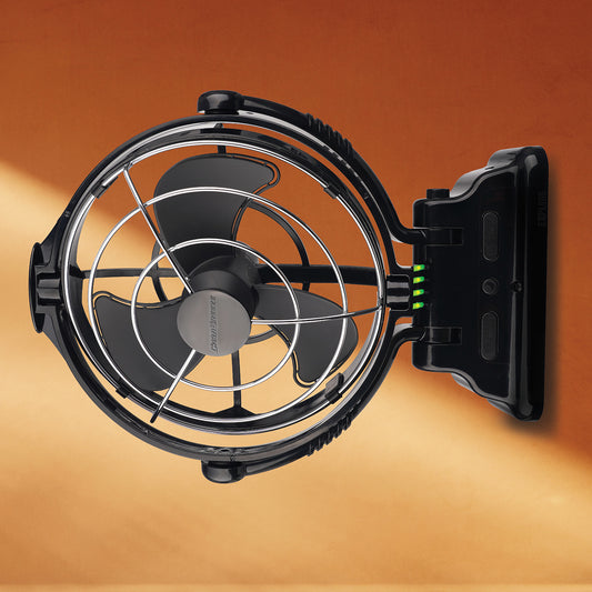 CaraBreeze Caravan Fan Black