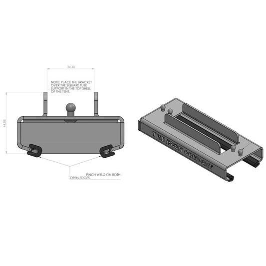 Sirocco 12V Fan Bracket. 600