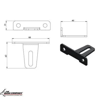 Roof Top Flush Mount Bracket | The Bush Company