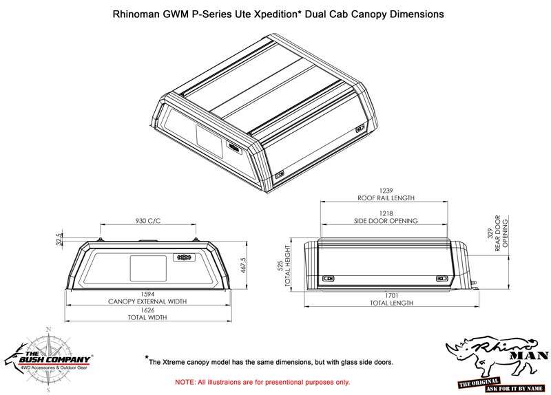 GWM Rhinoman Canopy