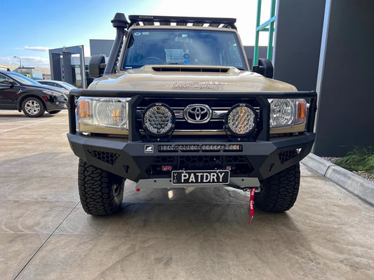 Toro Bull Bar, to suit Toyota Land Cruiser 76, 78, 79 Series, 2007-2023 (Does Not Suit 2017+ Single Cab)
