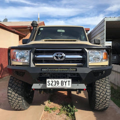 Toro Bull Bar, to suit Toyota Land Cruiser 76, 78, 79 Series, 2007-2023 (Does Not Suit 2017+ Single Cab)
