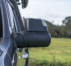 Ford Everest MSA POWER FOLD™ Towing Mirrors - Black, Electric, Heated, Indicators, Power Fold, Puddle Light