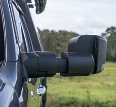 Ford Everest MSA POWER FOLD™ Towing Mirrors - Black, Electric, Heated, Indicators, Power Fold, Puddle Light