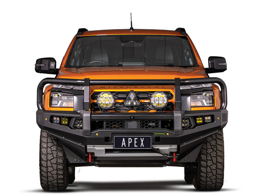 APEX Bull Bar & Lights Kit For Mitsubishi Triton MV | Ironman 4x4