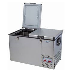 NL 72L Legacy Twin Bin, Double Door, Dual Control Stainless Steel Fridge Freezer
