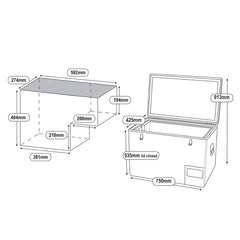 NL 55L Legacy Single Bin, Single Door Stainless Steel Fridge Freezer