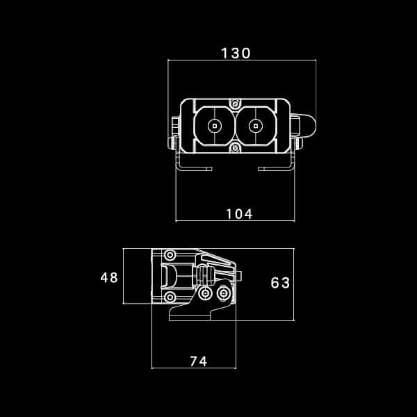 Nitro Maxx 12W 4″ Single Row Light Bar | Ultra Vision Lighting