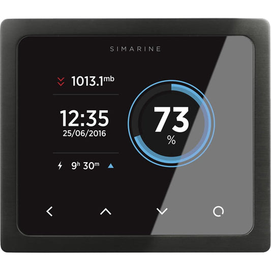 Advanced digital monitoring system displaying battery levels and metrics 1177