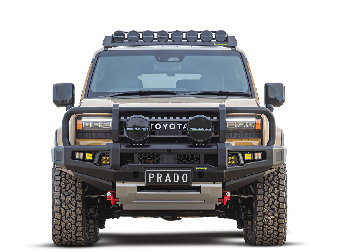 APEX Bull Bar & Lights Kit For Toyota Prado 250 | Ironman 4x4