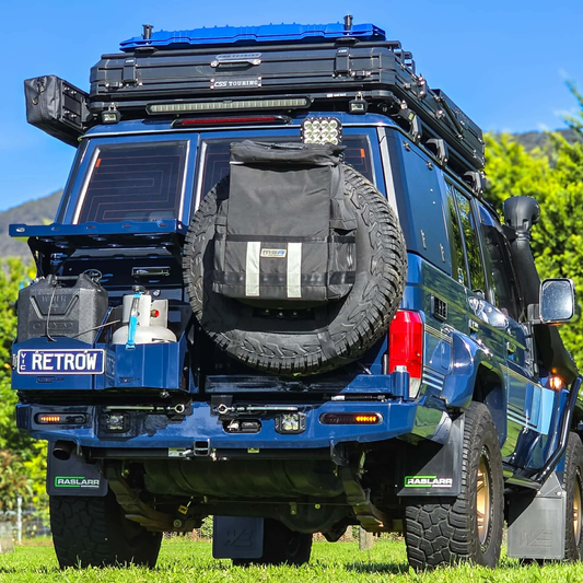 76/78 Series Toyota Landcruiser "V2" Rear Bar 2048