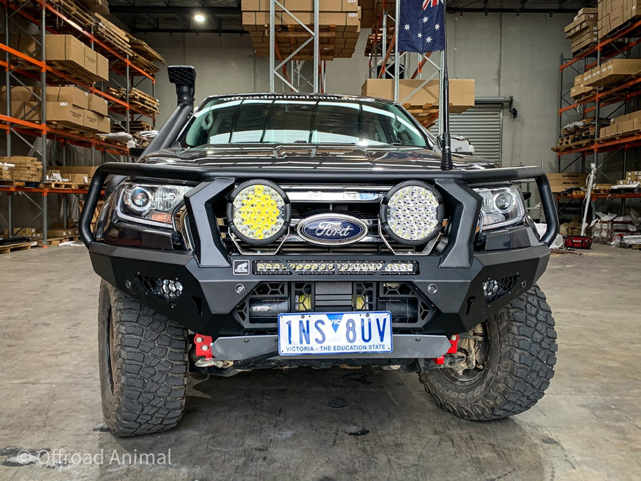 Ford Ranger PX, 2011-2022, Offroad Animal Toro Bull Bar Combo