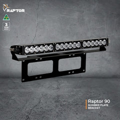 Raptor Light Bar Number Plate Mount | Ultra Vision Lighting